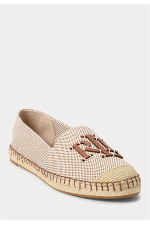 Cameryn Logo-Espadrilles-Flat-Crs Dye Cnv/Smthclf LAUREN RALPH LAUREN | Espadrillas | 802P09065002